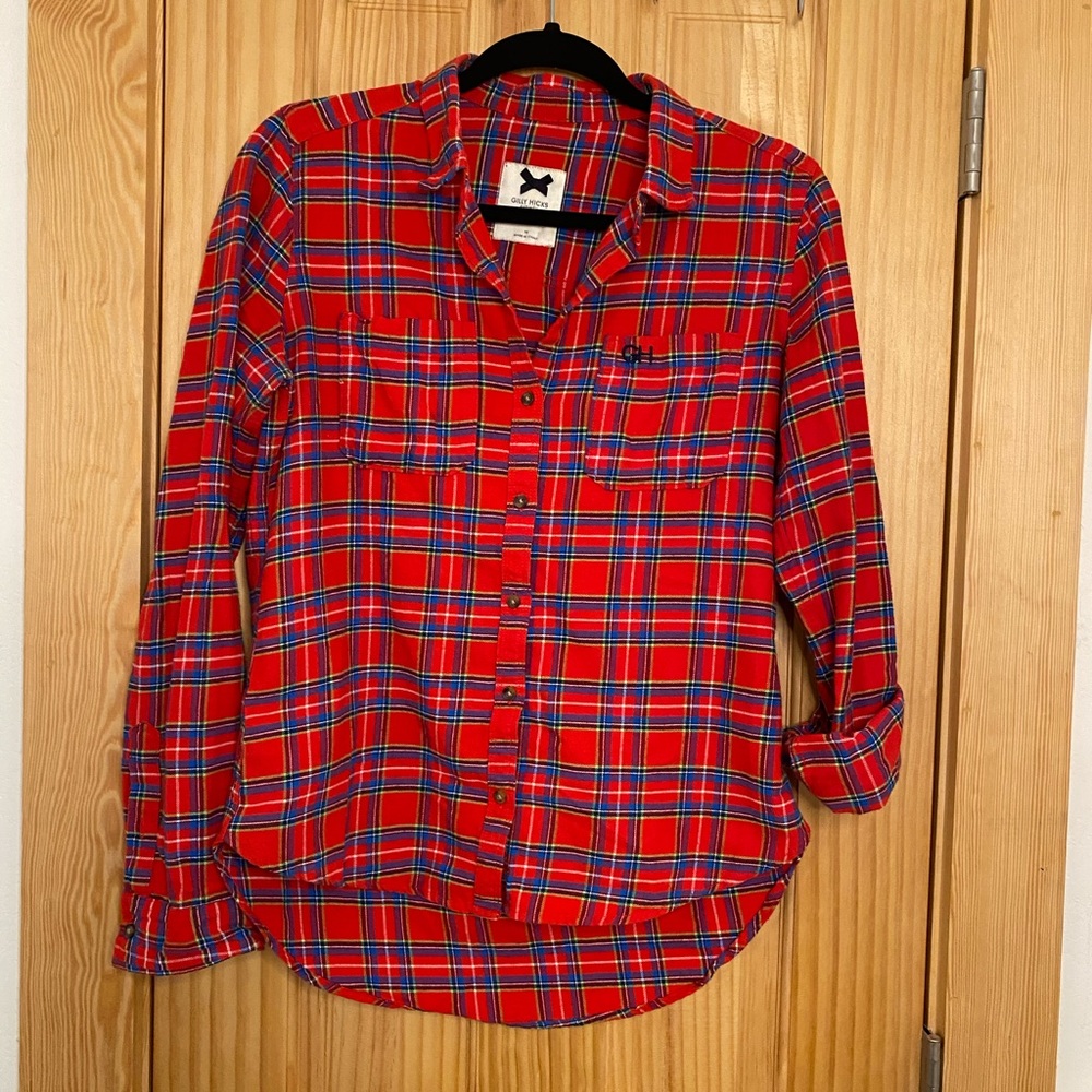 HOLLISTER Gilly Hicks Flannel Shirt size Medium
